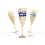Verre bio publicitaire
