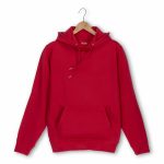 Sweat à capuche rouge publicitaire