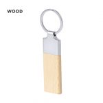 Porte clés métal et bois personnalisé