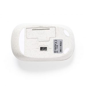 Souris d'ordinateur en paille de blé promotionnel