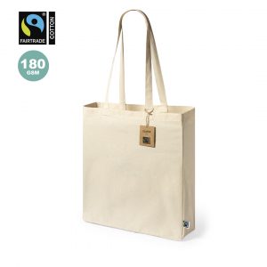 Tote bag avec soufflet en coton 180 grammes promotionnel