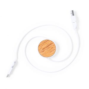 Cable de charge double embout promotionnel