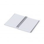 Intérieur du carnet à spirales promotionnel