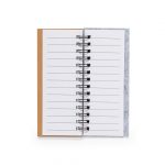 Intérieur mini carnet à spirales en RFELT personnalisable
