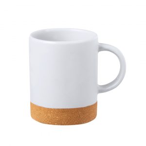 Tasse en liège blanc personnalisable