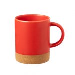 Tasse en liège rouge personalisée
