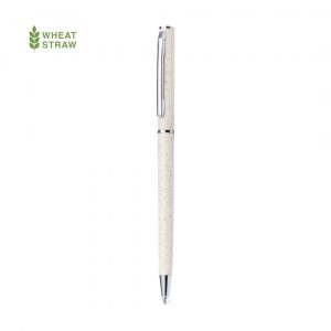 Stylo bille en paille de blé promotionnel