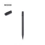 Crayon en bois noir personnalisable