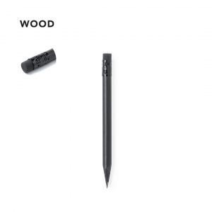 Crayon en bois noir personnalisable
