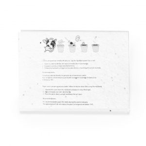 Dos du bloc memo cadeau entreprise