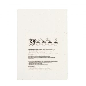 Dos carnet ensemencé personnalisable
