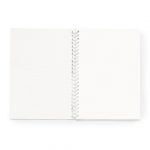 Intérieur carnet à spirales ensemencé publicitaire