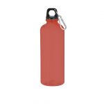 Gourde transparente rouge personnalisable