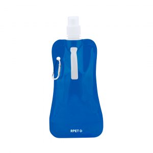 Gourde RPET bleu personnalisable