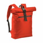Sac à dos rouge personnalisable publicitaire