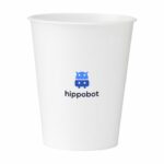 Gobelet réutilisable 280 ml blanc personnalisé