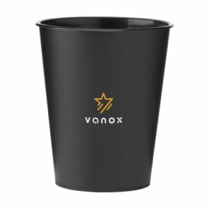 Gobelet réutilisable 280 ml noir personnalisé