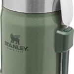 Bocal alimentaire Stanley Legendary avec fourchette vert personnalisé