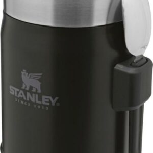 Bocal alimentaire Stanley Legendary avec fourchette noir personnalisé