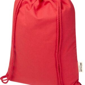 Sac à cordon rouge personnalisé