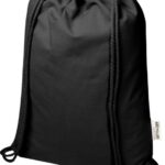 Sac à cordon noir personnalisé