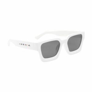 Lunette de soleil blanche publicitaire