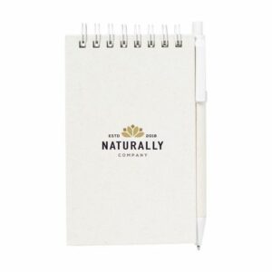 Carnet A6 blanc publicitaire