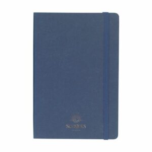 Carnet A5 bleu publicitaire