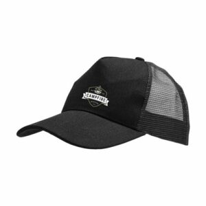 Casquette noire publicitaire