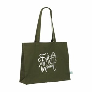 Sac shopping vert publicitaire