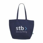 Sac shopping bleu publicitaire