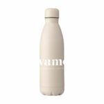 Gourde isotherme beige publicitaire