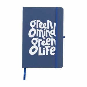 Carnet A5 bleu publicitaire