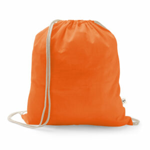 Sac à dos orange publicitaire