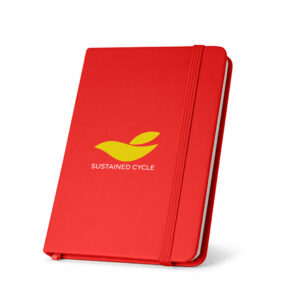 Carnet A5 rouge publicitaire