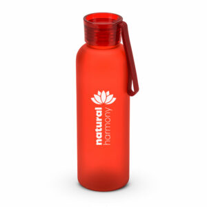 Bouteille de sport rouge publicitaire