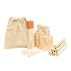 Jeu de lancer viking Kubb publicitaire