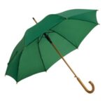 Parapluie vert publicitaire