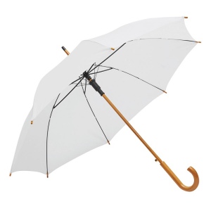 Parapluie blanc publicitaire