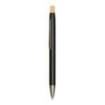 Stylo à bille noir publicitaire