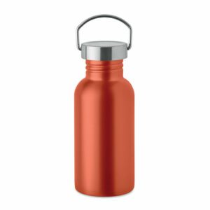 Bouteille inox orange personnalisé