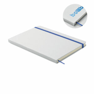 Carnet A5 bleu personnalisé