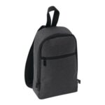 Sac bandoulière RPET gris publicitaire