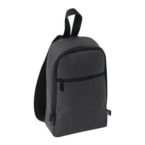 Sac bandoulière RPET gris publicitaire