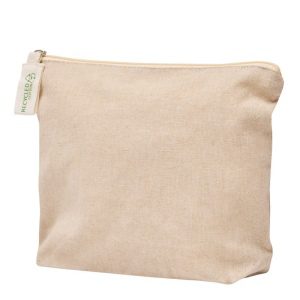 Trousse en coton recyclé publicité