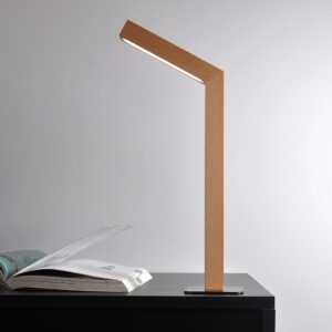 Lampe en bois design Tatiana PUBLICITAIRE